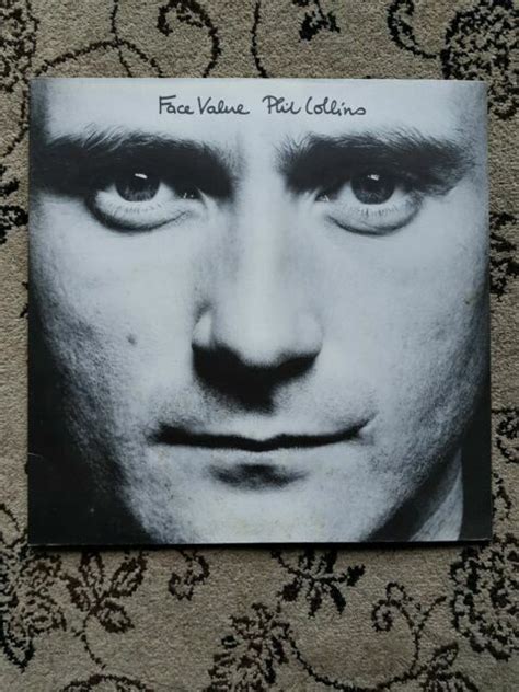 1981 Phil Collins Face Value Vinyl Lp Ukpressing V2185 Original
