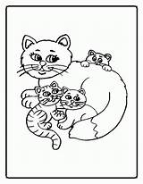 Coloring Pages Cats Cat Popular sketch template