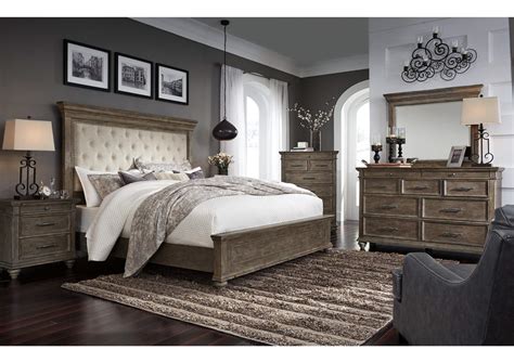 Johnelle Queen Panel Bed W Dresser And Mirror Ashley Furniture