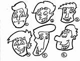 Drawing Mischief Cartoon Getdrawings Lineart Heads Drawings sketch template