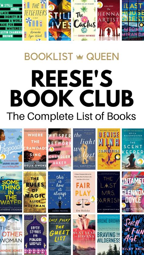 reese s book club list book club list book club books book club reads