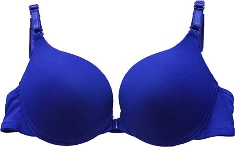 buy in beauty cotton push up bra blue online at best prices in india