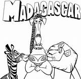 Madagascar Disneydibujos sketch template