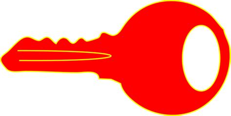 simple red key openclipart