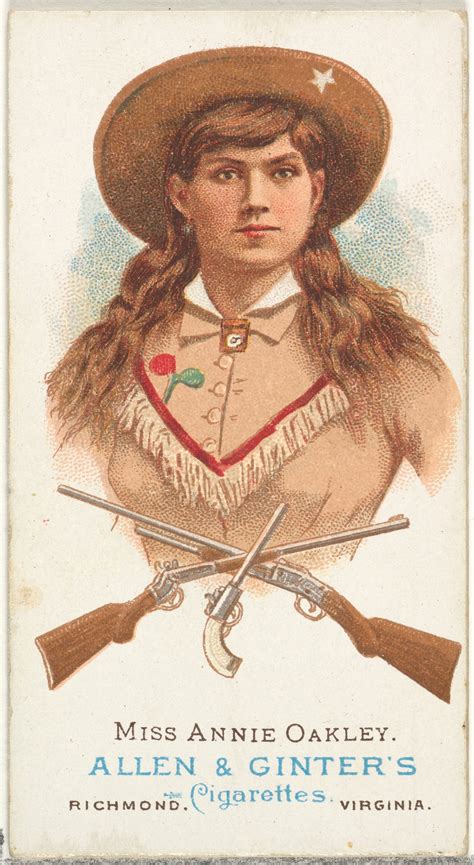 allen and ginter miss annie oakley rifle shooter from world s