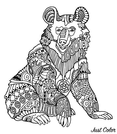 bears  print bears kids coloring pages