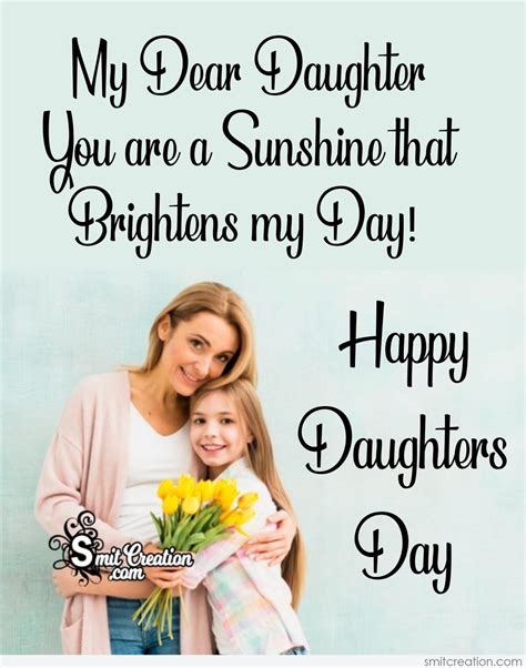 happy daughters day  dear daughter smitcreationcom