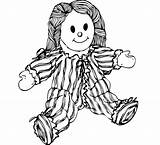 Coloring Creepy Pages Doll Sketch Popular Dolls sketch template