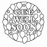 Well Soon Coloring Pages Cards Printable Nice Pic Clipart Card Kids Better Desicomments Thecolor Feel Swing Set Search Flower Color sketch template