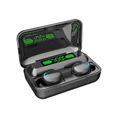 Oem True Wireless Earbuds F9 Tws Earbuds With 2000mah Power Bank And