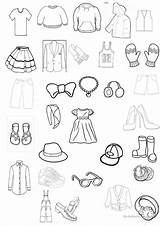 Coloring Printable Overalls Worksheet Clothing Colouring Activities Pages Template sketch template