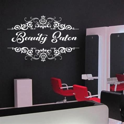 beauty salon wall decal hair salon wall decor beauty salon etsy in