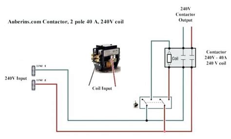 single pole contactor wiring diagram diiness