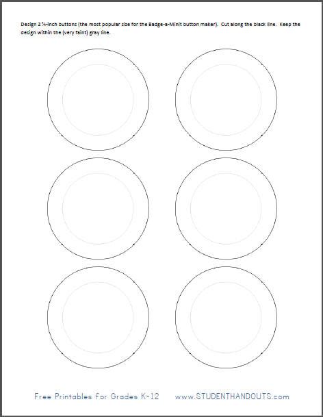 button making templates printable templates