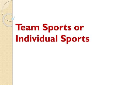team  ports  individual  ports powerpoint    id