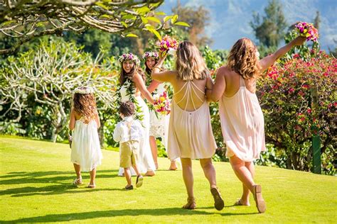 colorful kauai lesbian destination wedding beautiful