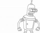 Bender Relax Coloring Pages Sleep Angry Another sketch template