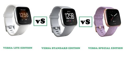 This Is A Comparison Of The Fitbit Versa Lite Edition Vs Versa Vs Versa