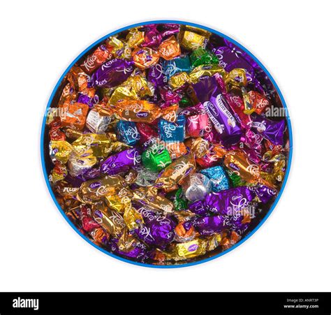 cadbury roses chocolates   tin stock photo alamy