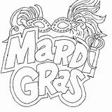 Mardi Gras Coloring Pages Carnival Printable Kids Parade Color Sheets Gra Colouring Print Sheet Crafts Template Mask Worksheets Printables Getcolorings sketch template