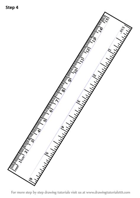 draw ruler tools step  step drawingtutorialscom
