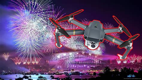 flew  drone  fireworks youtube