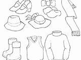 Clothes Coloring Pages Clothing Winter Summer Boys Sheets Cloth Preschoolers Printable Para Ropa Kids Color Sheet School Colorear Imagenes Print sketch template