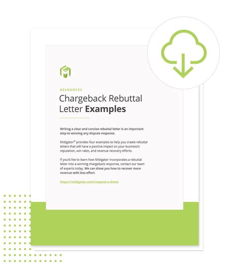 chargeback response template