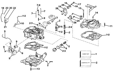 quadrajet parts diagram