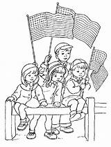 Independence Coloring Pages Color Kids Printable Bright Colors Favorite Choose sketch template