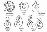 Maori Symbols Koru Patterns Tattoo Designs Meanings Kids Tattoos Tribal Simple Meaning Zealand Māori Polynesian Traditional Symbol Ao Te Pattern sketch template