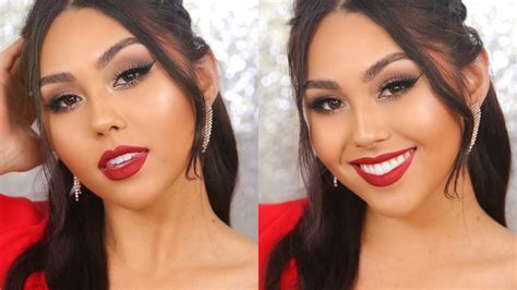 Prom Makeup Tutorial For Red Dress Roxette Arisa Youtube