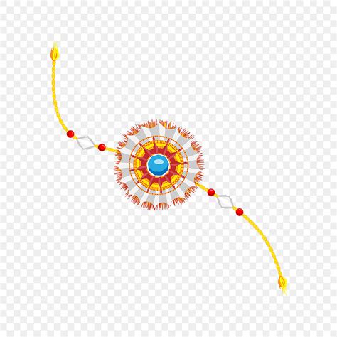 raksha bandhan vector art png silver paper rakhi design blue stone