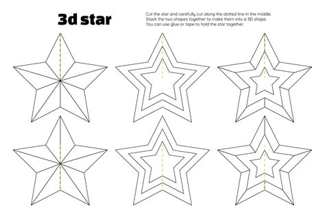 star printable template     printablee