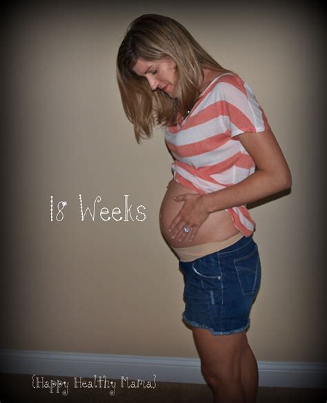 my pregnancy 18 weeks happy healthy mama