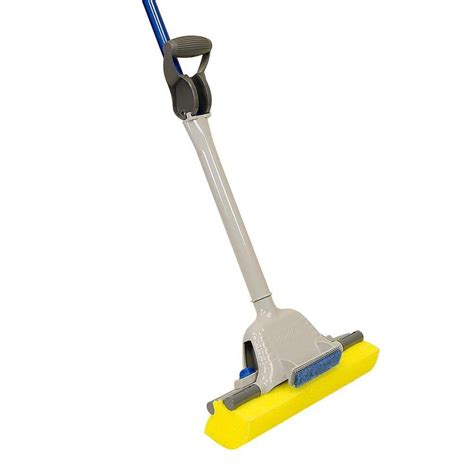 quickie jumbo mop  scrub roller sponge mop  microban mb  home depot