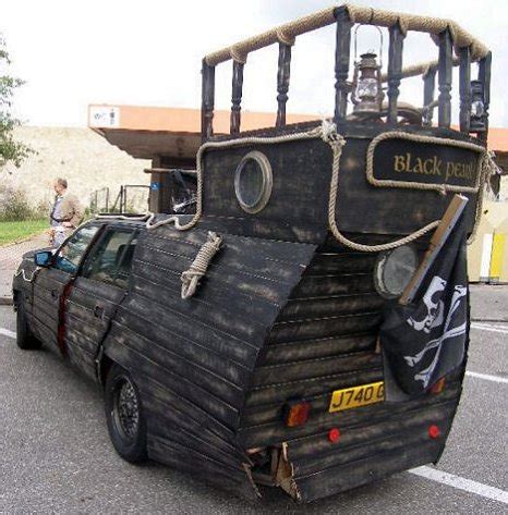 pirate ship manned   britons stopped  police  autobahn metro news