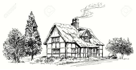 crafts thatchedroof cottage craft coloring pages barry morrises