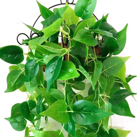 pc artificial plants vines greenery rattan fake hanging plant faux hanging flowers vine