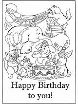 Coloring Pages Birthday Happy Printable Animal Bestcoloringpagesforkids Sheets sketch template