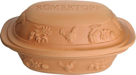 top  romertopf extra large clay cooker home life collection