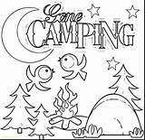 Camping Coloring Pages Print Getcolorings Printable Girl Color sketch template