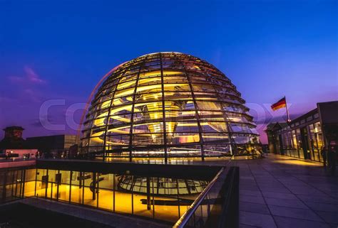 dome  reichstag building stock image colourbox