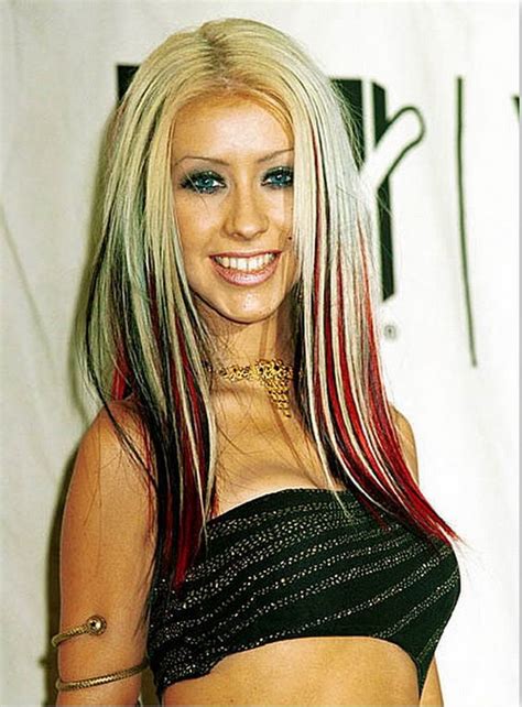 christina aguilera hairstyles christina aguilera hair hair streaks