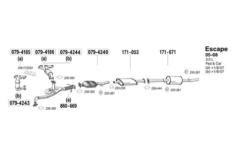 ford escape exhaust system diagram general wiring diagram