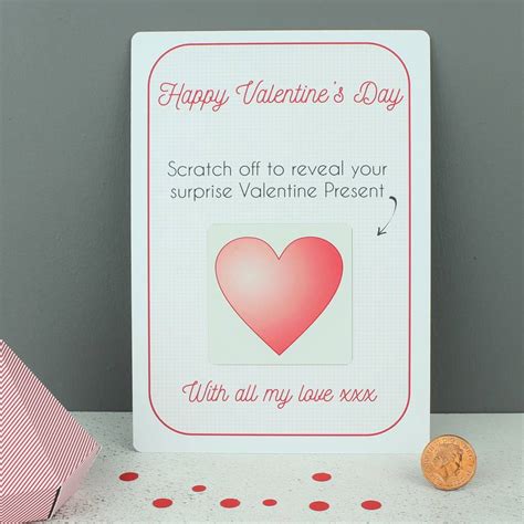 Valentine S Day Surprise Reveal Scratchcard By Daisyley Designs