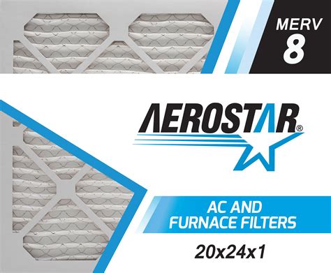 xx ac  furnace air filter  aerostar merv  box   walmartcom