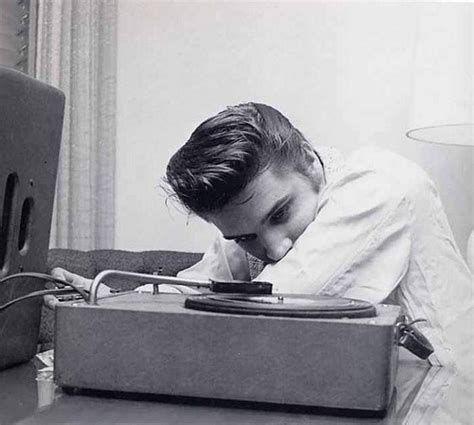 Elvis Listen Music In His Room In Spring 1956 Elvis