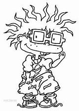 Rugrats Coloring Pages Printable Chuckie Cartoon Kids Sheets Cool2bkids Chucky Colouring Cute Characters Books Adult Color 90s House Organization Print sketch template