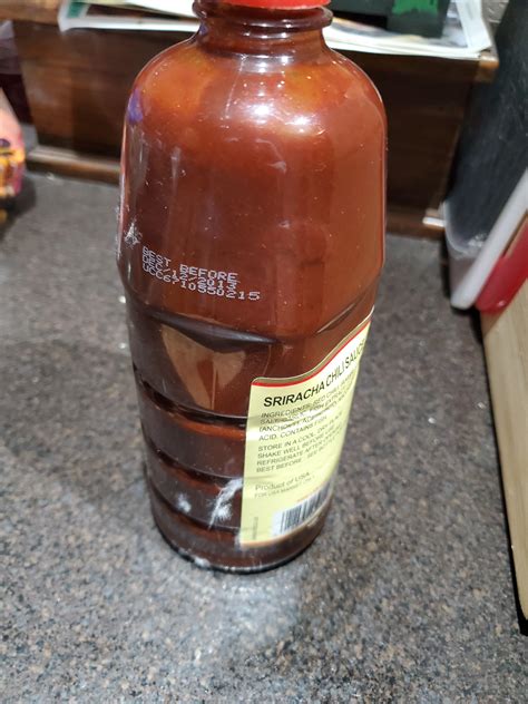 Want Some Slightly Expired Sriracha Chili Sauce R Expired